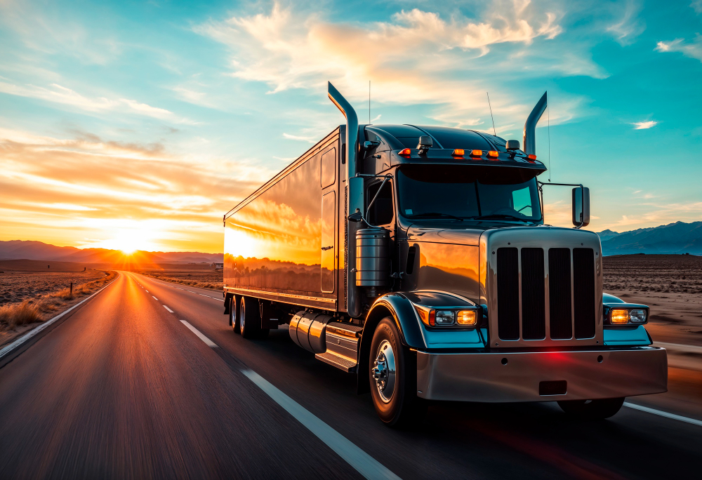 trucking on canada-mexico highway